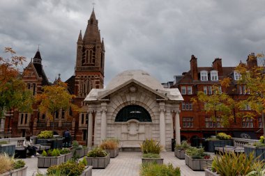 Londra 'nın merkezinde mimarinin bir karışımı.