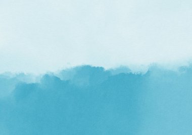 Yumuşak mavi renkler nazikçe harmanlanarak huzurlu doğada sisli bir sabah manzarasının sükunetini yakalar.