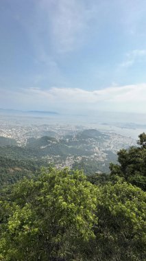 Rio de Janeiro, Brezilya 'daki güzel sahil manzarası