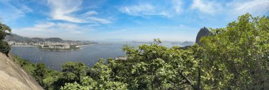 Rio de Janeiro, Brezilya 'daki güzel sahil manzarası