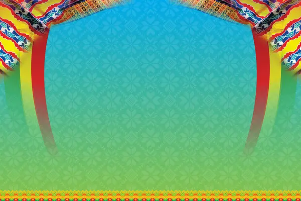 Riau Melayu motif afiş arkaplanı