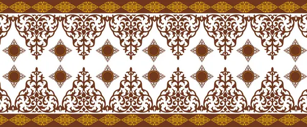 Endonezya Riau Malay motifi için vektör illüstrasyonuName Pucuk Rebung, batik motifler, kıyafet motifleri, dekorasyonlar, dövmeler vs.