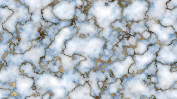 Lüks mermer desen arka plan beyaz altın mavi renkler.