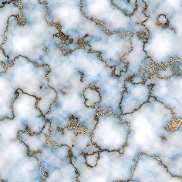 Lüks mermer desen arka plan beyaz altın mavi renkler