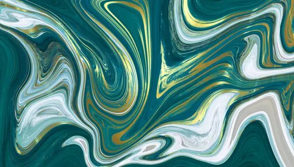 Yeşil altın ve beyaz renklerde lüks mermer arka plan