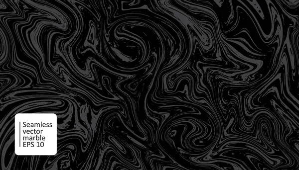 Mermer dokusu pürüzsüz arkaplan. Soyut sıvı sıvı etkisi siyah renk. Tekstil desensiz kaplama, ambalaj kağıdı arka planı. Suda Ebru aqua mürekkebi resmi. Vektör. EPS 10