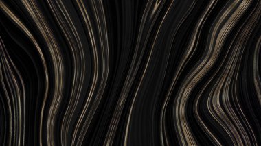 Modern ve soyut sanatsal arka plan, altın ve siyah arkaplan