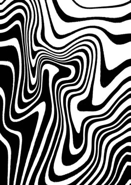 Siyah ve Beyaz Harika Soyut Sıvı Dokular Arkaplanı