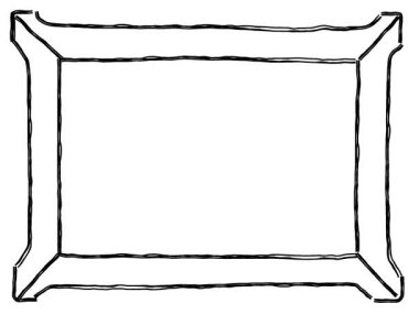 El Çizimi Kenar Döngüsü Canlandırma Tasarımı