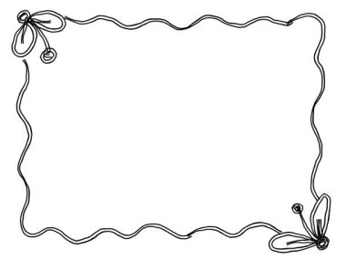 El Çizimi Çerçeve Kenarlığı Canlandırma Döngüsü