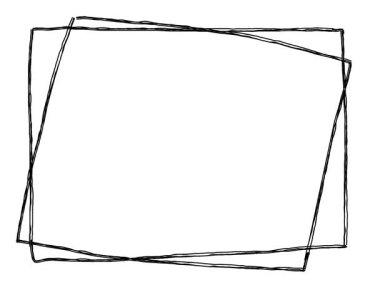 Canlandırılmış Scribble Çerçeve Kenarlık Döngüsü