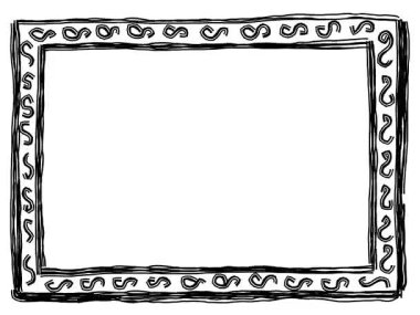 Aralıksız Karalama Çerçeve Çizgisi Canlandırması