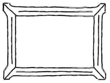 Doodle Scribble Çerçevesi Kusursuz Döngü