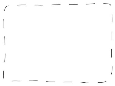 Sketchy Animasyon Çerçevesi Kusursuz Döngü