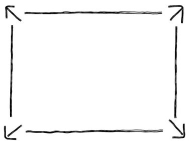 Çizim Biçimi Doodle Çerçeve Döngüsü