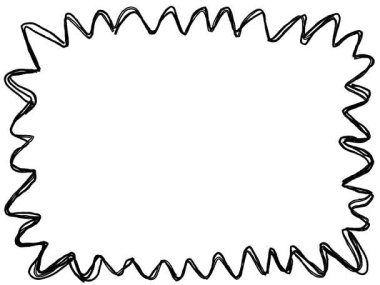 Garip Çerçeve Çizgisi Sanat Animasyonu