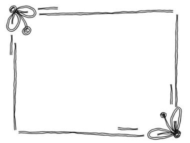 Scribble Kenarlık Çerçeve Tasarımı Döngüsü