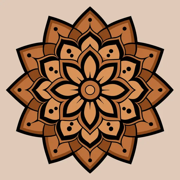 stock vector Mandala Wood Carving Art Vector Editable Illustration Image Design