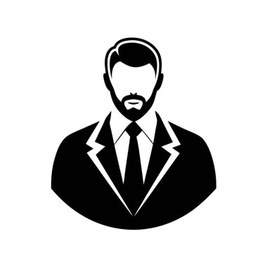 Corporate identity silhouette vector illustration featuring modern business icons for branding and marketing. Ideal for professional logos, digital branding, and creative identity design. clipart