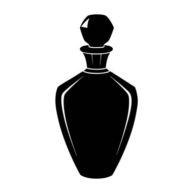 Elegant Luxury Perfume Bottle Vector Art Illustration Design clipart