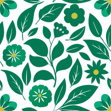 Floral Elements for Spring and Summer Design Projects Perfect for Branding and Textile Patterns clipart