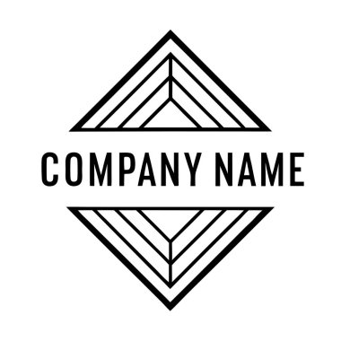 Modern Geometric Company Logo Design for Branding and Business Identity clipart