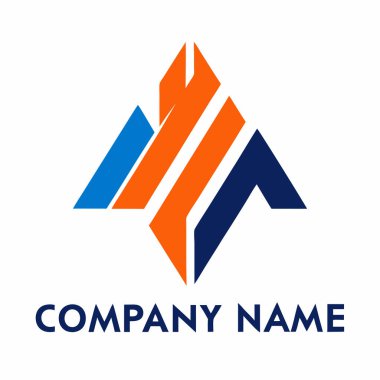 Modern Geometric Company Logo Design for Branding and Business Identity clipart