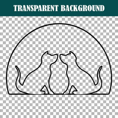 Zamansız bir anı yakalayan iki kedi, yumuşak bir bakışa karşı derin bir bakışa dalar.