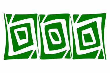 Tekrarlayan yeşil ve beyaz kare ve dikdörtgen şekilleri içeren modern ve şık bir geometrik desen. Bu soyut tasarım arka plan, duvar kağıdı ve tekstil p gibi çeşitli uygulamalar için uygun kusursuz bir doku sunar.