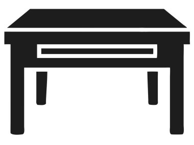 Basit, zarif bir siyah-beyaz vektör illüstrasyonu klasik bir başucu tablosunu tasvir eder, komodin olarak da bilinir. Bu minimalist tasarım, yatak odaları ve iç tasarım projeleri için mükemmel tek bir çekmece sergiliyor. Temiz, tek renkli siluet.