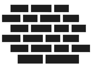 Basit, modern bir vektör illüstrasyonunda, temiz beyaz zemine karşı siyah tuğla bir duvar deseni sergileniyor. Bu pürüzsüz, düz tasarım geometrik, tek renkli bir dokuya sahiptir, herhangi bir projeye kentsel ve minimalist bir dokunuş eklemek için mükemmeldir. Fikir.