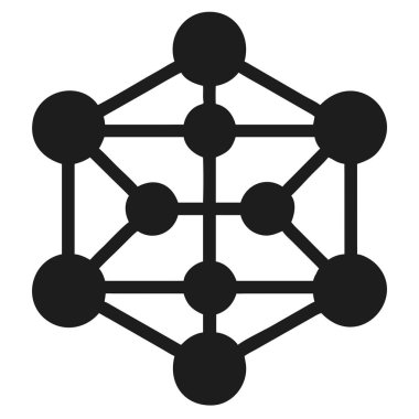 Bir minimalist siyah-beyaz vektör çizimi, güçlü bir kutsal geometri sembolü olan Yaşam Çiçeği 'ni sunar. Bu geometrik tasarım ruhsal uyum, denge ve bağlantı kavramlarını somutlaştırır. Maneviyat ve yogayla ilgili projeler için ideal, 