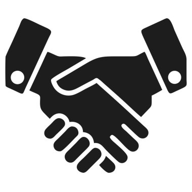 Profesyonel bir grafik, anlaşma ve iş ortaklığını sembolize eden bir tokalaşmayı temsil eder. Bu etkili iş illüstrasyonu işbirliği, başarı ve güveni temsil ediyor. Şirket içinde anlaşmalar, sözleşmeler ve takım çalışması için ideal