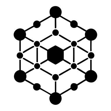 Bu çarpıcı soyut geometrik ağ çizimi karmaşık bağlantıyı görselleştirir. Tasarım, veri analizi ve teknolojik c 'yi tasvir etmek için mükemmel, birbiriyle bağlantılı noktalar, çizgiler ve altıgen şekillerden oluşan modern siyah ve beyaz bir örüntüye sahiptir.