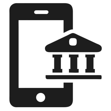 Gösterişli bir vektör illüstrasyonunda modern mobil bankacılık kavramı sergileniyor. Bu dijital bankacılık grafiği çevrimiçi bankacılık hizmetlerine erişen, güvenli dijital işlemleri vurgulayan bir akıllı telefonu betimliyor. Fin teknolojisi sunumları ve bankacılık uygulaması girişi için ideal
