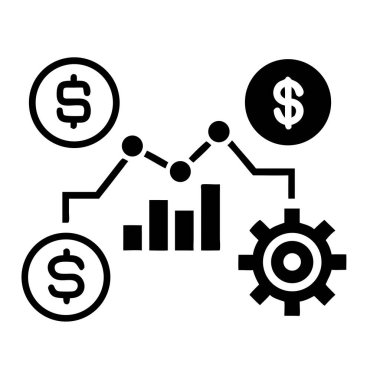 Etkili vektör illüstrasyonuyla finansal büyümeyi gözünde canlandır. Dolar işaretleri, grafikler ve dinamik bir grafikle bu tasarım finansal iş büyümesi, yatırım ve piyasa başarısını temsil etmektedir. Mali raporlar ve ekonomik analizler için ideal