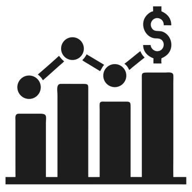 Bu çarpıcı dolar sembolü grafiğiyle finansal büyümeyi ve iş ilerlemesini gözünde canlandır. Bu vektör illüstrasyonu, sunumlar, raporlar ve finansal analizler için ideal bir yükseliş eğilimi göstermektedir. Showcase yatırım karı, piyasa başarısı ve incom
