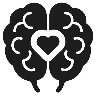 Bu eşsiz, düz illüstrasyon, kalbinin merkezinde düşünce, duygu ve zihinsel refahın etkileşimini temsil eden sembolik bir beyni tasvir eder. Bu yaratıcı tasarım, siyah beyaz olarak mevcut, benim gibi kavramları resmetmek için mükemmel.