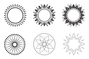 Göz Çekici Kenarlık, Çerçeve, Şekiller Koleksiyonu: Tasarımlarınıza Kişisel Sanatsal Dokunuş Ekle