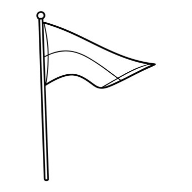 Köşedeki bayrak vektör çizelgesini inceleyin. Yüksek kalite izole resimler spor tasarımı, markalaşma ve baskı için mükemmel. Profesyonel ve yaratıcı projeler için ideal.