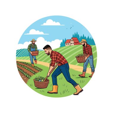 Youth in agricultural development to empower the next generation clipart