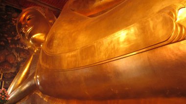 Bangkok Tayland 'daki Wat Arun' da Altın Buda 'lar