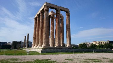 Atina 'daki Akropolis' te Parthenon, Yunanistan 'daki eski bina