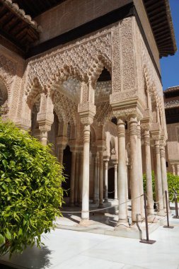 Palacio de Generalife ve kale, Alhambra, Granada, İspanya