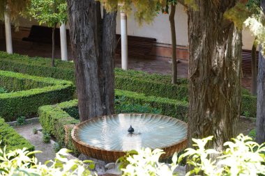 Palacio de Generalife ve kale, Alhambra, Granada, İspanya