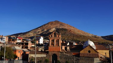 Cerro Rico 'nun gümüş madenleri, güzel Bolivya' da Potosi