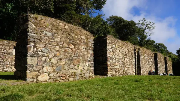 stock image Inca ruins a few kilometres from Machu Picchu in Peru