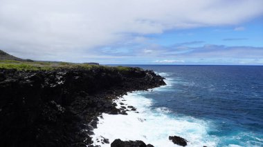 San Cristobal Adası okyanus manzaralı, Galapagos Adaları, Ekvador
