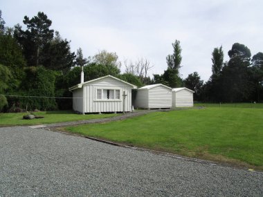 Güzel Yeni Zelanda 'daki Güney Adası' ndaki Dini Kamp