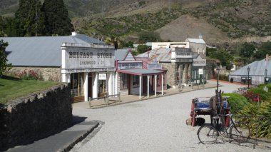 Güzel Yeni Zelanda 'nın Güney Adası manzarası